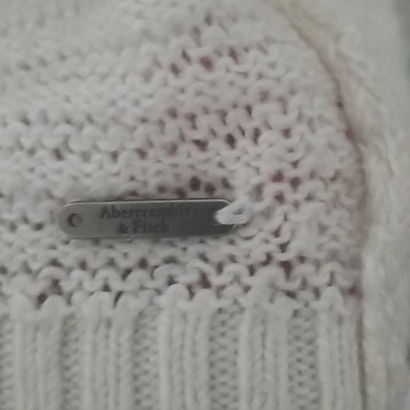 White Abercrombie and Fitch Sweater - Picture 2 of 4